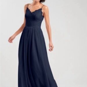 NWT Adrianna Papell Navy Blue Lace Women's Dress Size 0